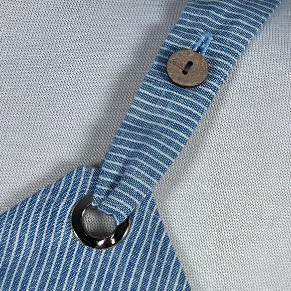 Annie 50 Women’s Linen Blend Striped Sundress with Criss-Cross Straps Med EUC - Picture 11 of 15